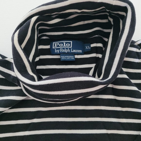 POLO by Ralph Lauren Striped Turtleneck - Picture 1 of 3
